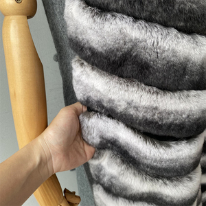 <span class=keywords><strong>Gilet</strong></span> en laine de luxe d'hiver Jxwatcher, veste sans manches personnalisée, <span class=keywords><strong>ceinture</strong></span> douce, style <span class=keywords><strong>long</strong></span>, chaud, duveteux, veste en fourrure de lapin véritable pour femmes - Product Image 6