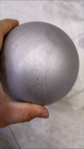 Pallone da <span class=keywords><strong>lancio</strong></span> NO.1 ad alta potenza in acciaio al carbonio zincato, pallone da <span class=keywords><strong>lancio</strong></span> in ferro per esterni, in metallo fuso argentato - Product Image 3