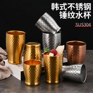 แก้วน้ำสแตนเลส 304 แบบสองชั้น ผิวสัมผัสลายตอก ฉนวนสุญญากาศ เก็บอุณหภูมิได้ทั้งร้อนและเย็น เหมาะสำหรับงานปาร์ตี้ - Product Image 4