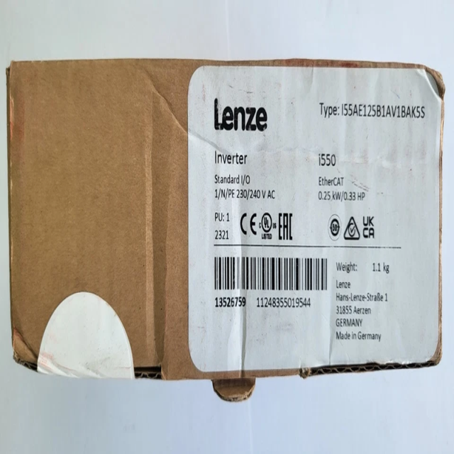 New and in Stock I55AE125B1AV1BwbrAK5S Inverter. New in box. Fast shipping from FL, US for PLC, PAC & Dedicated Ctrlrs
