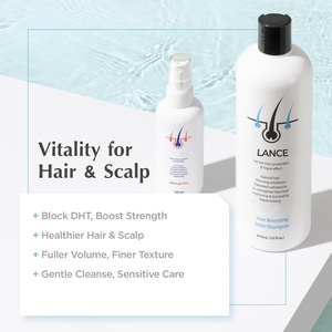 Champú <span class=keywords><strong>Vegano</strong></span> para la Caída del Cabello de Marca Privada, <span class=keywords><strong>Bloqueador</strong></span> de DHT, Estimula el Crecimiento del Cabello, Champú con Biotina para el Crecimiento del Cabello - Product Image 4