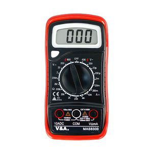 MAS830B мультиметр тестер с ЖК-дисплеем ручной режим Вольтметр для автомобилей и бытовой техники - Product Image 2