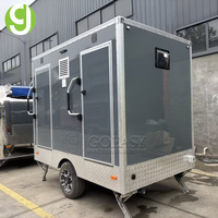 Trailer Toilet Portabel Goeasy dengan Panel Sandwich Ramah Lingkungan, Tahan Lama, untuk Kamar Mandi dan Toilet Luar Ruangan