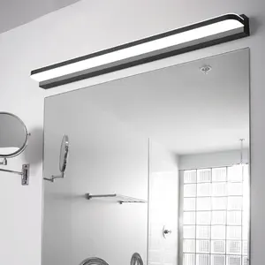 Modern basit akrilik LED ayna ön işık banyo banyo duvar lambası banyo lambası için