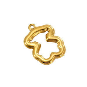 Tesoros Marítimos de Global Gleam |   Dijes de Acero Inoxidable con Baño de Oro PVD de 18K |   Colgante de Ancla, Rueda de Barco, Estrella Polar y Cruz, con temática africana - Product Image 5