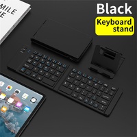 Mini Teclado Inalámbrico Plegable Portátil JOMAA, Teclado Recargable BT + Mouse Inalámbrico 2.4G para Windows, iOS y PC