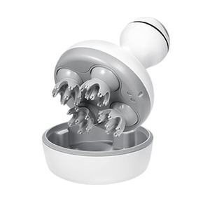 Venta al por mayor de masajeador de cuero cabelludo inalámbrico IPX7 3D personalizado 84-Touch USB recargable para aplicación en la cabeza - Product Image 2