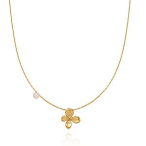 Colliers de haute qualité en perles d'eau douce incassables, bijoux fins, colliers à pendentif en acier inoxydable, mode pour femmes - Product Image 1