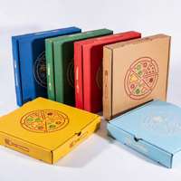 Boîtes à pizza personnalisées biodégradables réutilisables, boîte à pizza en carton ondulé