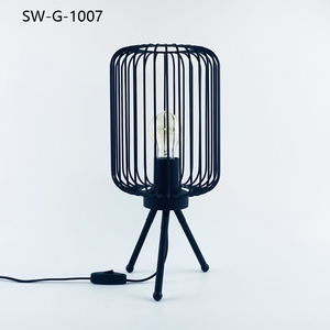 2022 インテリアテーブルランプソケットスイッチ 220V 金属ボディ装飾工業スタイルウォーマーナイトライト家庭用オフィス寝室用 Li - Product Image 4