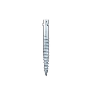 Tornillo <span class=keywords><strong>de</strong></span> Anclaje para Suelo Modelo U, Sin Excavación, para Terraza <span class=keywords><strong>de</strong></span> Jardín, Acero Q235 HDG - Product Image 4