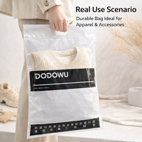 Sacs d'expédition en polyéthylène personnalisés, écologiques, imperméables, avec impression de marque personnalisée pour l'emballage de vêtements et de vêtements de protection