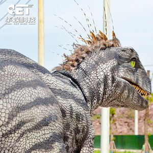 Costume de dinosaure de rapace de jambes visibles grandeur nature réelle de marche robotique animatronique de <span class=keywords><strong>parc</strong></span> à thème extérieur - Product Image 6