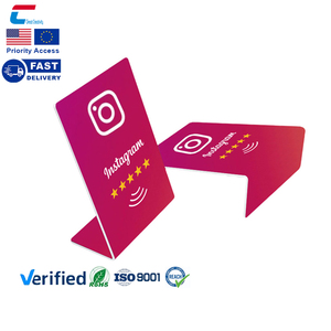 Custom Google Review NFC Table Stand Social Media Review NFC Google Review Acrílico Stand - Product Image 1