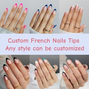 Fournisseur d'ongles à presser Beauté Marque Privée Personnalisée Ongles en Gel Souple Français Vente en Gros OEM ODM Ongles Artificiels Biodégradables Recyclables en ABS - Product Image 4