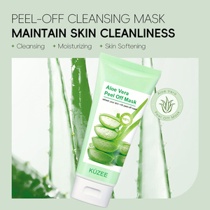 Masque facial en <span class=keywords><strong>gel</strong></span> peel-off à l'<span class=keywords><strong>aloe</strong></span> <span class=keywords><strong>vera</strong></span> hydratant, exfoliant, longue durée, hydratant, régulateur de sébum, nettoyant les pores, OEM ODM - Product Image 2