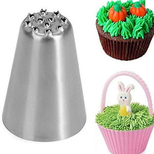 Cupcake Piping Tips Grass Tip Small Flower Stringy Plush Animal Cake Decorating 304 Stainless Steel - Product Image 4