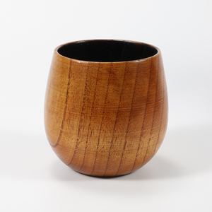 Tazas de Té de Madera del Fabricante, Personalizables, Hechas a Mano al por Mayor, Estilo Retro, Multifuncionales, Interior Carbonizado, Duraderas - Product Image 1