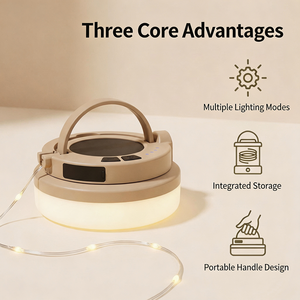 Guirlande lumineuse multifonctionnelle pour le camping, lampe LED d'extérieur, portable, rechargeable par USB, éclairage décoratif pour le camping - Product Image 3
