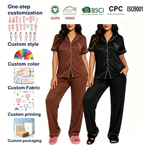 Abbigliamento Femminile all'Ingrosso, Pigiama da Donna alla Moda a Maniche Corte per Dormire e Relax - Product Image 1