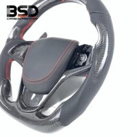 Volant sport en fibre de carbone personnalisé en forme de D pour Cadillac ATS ATSL ATSV CTS-V CTS ELR V Coupé Berline CT5 CT4 CTS
