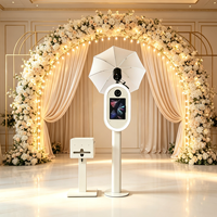 Machine photo portable DSLR avec coque métallique, kiosque photo à impression instantanée pour location événementielle (mariages, fêtes)
