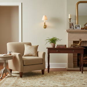 Lámpara de Pared Vintage Estilo Rústico Francés, Decoración Antigua con Brazo de Hierro Dorado en Forma de Hoja, Pantalla de Tela Beige, LED, Decoración Artística Rústica, Lámpara de Pared Tipo Vela - Product Image 3