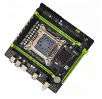 Motherboard Komputer Baru JS X79SE-PLUS 4XDDR3 Mendukung Prosesor LGA2011 Xeon E5 dengan M.2 NVME Intel X79 untuk Desktop