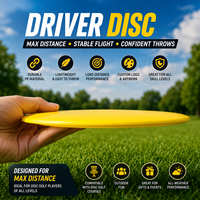 Disque de golf professionnel personnalisé avec logo et couleur, en PE, conforme aux normes de tournoi, motif imprimé sur mesure, vente en gros