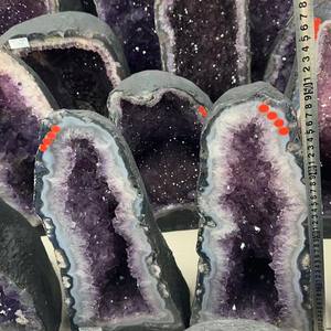 Натуральный Аметист кластер необработанные кристаллы, лечебные камни, аметист, геод для домашнего декора, подарок - Product Image 6