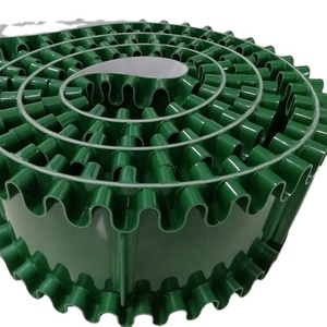 Cortador de alta resistencia a la tracción Durable Verde 300Mm Material Cadena industrial Pared lateral Pvc Cinta transportadora - Product Image 1