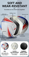 Ballon de football sportif populaire match d'équipe d'entraînement officiel compétition de football logo de marque personnalisé conception ballon de football