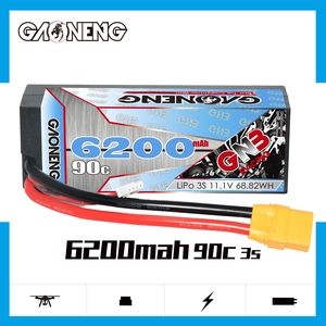 GNB GAONENG 6200MAH 3S 11.1V 90C 180C XT90 <b>Cabled</b> Hard Case RC LiPo <b>Battery</b> RC Car 1/8 1/10 - Product Image 2
