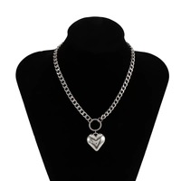 Collier Y2K Cyberpunk en acier inoxydable liquide avec flamme pour hommes et femmes, style punk grunge, couleur argent, chaîne irrégulière, bijou ras-du-cou