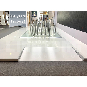 Facile réglable <span class=keywords><strong>de</strong></span> taille durable assemblent le plancher réglable en bois <span class=keywords><strong>de</strong></span> pied pour le centre d'<span class=keywords><strong>expo</strong></span> et le musée - Product Image 1