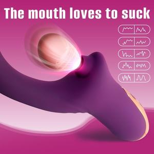 Vibrador de Succión y Estimulación de 9 Frecuencias para Mujeres, Juguete Sexual Eléctrico Potente, Compra al por Mayor - Product Image 2