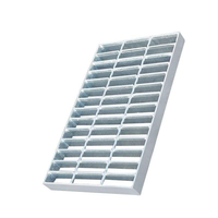 Grille de circulation industrielle robuste en acier au carbone galvanisé, antidérapante, pour décoration d'appartement, galvanisation à chaud