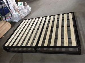 Materasso fondazione forte supporto camera da letto mobili in metallo telaio del letto con doghe in legno Full Queen <span class=keywords><strong>Size</strong></span> Base del letto - Product Image 5