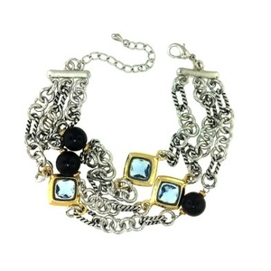 สร้อยข้อมือแบบโซ่และลิงค์ 3098BR เครื่องประดับที่หรูหราและมีสไตล์สำหรับผู้ชายและผู้หญิง - Product Image 5