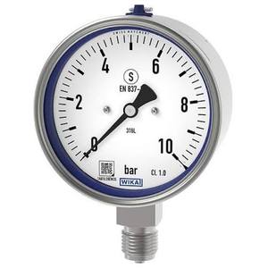 Manómetro de Tubo Bourdon Hidráulico de Acero Inoxidable, Instrumento de Medición de Presión de Alta Precisión para Sistemas Hidráulicos - Product Image 4