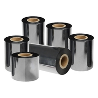Cinta de Transferencia Térmica para Fabricante, Cinta de Resina de Cera para Códigos de Barras, 110 mm x 300 m para Impresora Zebra