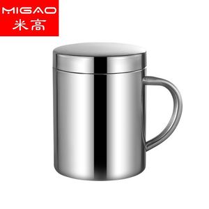 Mug isotherme Migao en acier inoxydable double paroi 304 pour café et bière avec couvercle – Idéal comme cadeau - Product Image 5