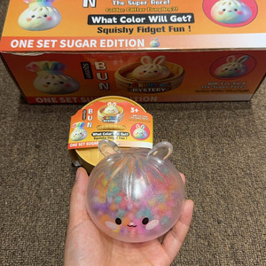 New <b>Cute</b> Rabbit <b>Bear</b> Dumpling Squishy Toy Squeeze Fidget Toy Mystery Blind Box Stress Relief Decompression Toy Kids Party Gift - Product Image 1