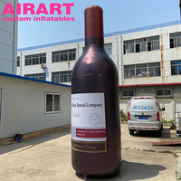 Bouteille de bière gonflable géante de publicité extérieure/bouteille gonflable/bouteille de liqueur de vin gonflable C-20