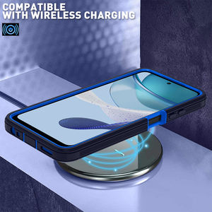 Coque de téléphone antichoc pour Motorola <span class=keywords><strong>G</strong></span> Play 4G 2024, protection trois-en-un, armure sportive, anti-chute - Product Image 5