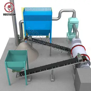 Schlamm drehbar Eisenerz Drei-Trommel-Trockner energiesparend industrielles Trocknungsgerät