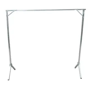 Single stage clothes rack upgrade stainless steel laundry rack folding storage rack
