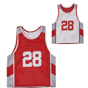 2024 OEM equipo malla pinnies personalizado reversible lacrosse Jersey - Product Image 1