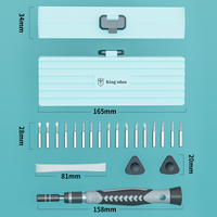 Kit d'outils de réparation DIY 21 pièces, jeu de tournevis de précision, outils combinés en ABS, outils à main, étui rigide, OEM Soonan