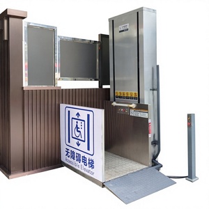 Elevador de Escaleras Eléctrico <span class=keywords><strong>Vertical</strong></span> Hidráulico de Aluminio con Cadena, para Personas Mayores o con Discapacidad, con Control Remoto, Sin Barreras, 250 kg, <span class=keywords><strong>Precio</strong></span> Económico - Product Image 1